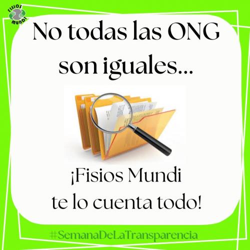 No todas las ONG somos iguales