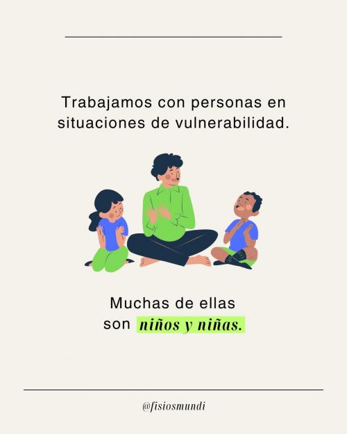 ¿Por qué ya nos mostramos las caras de los niños y niñas?